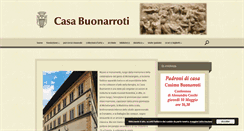 Desktop Screenshot of casabuonarroti.it